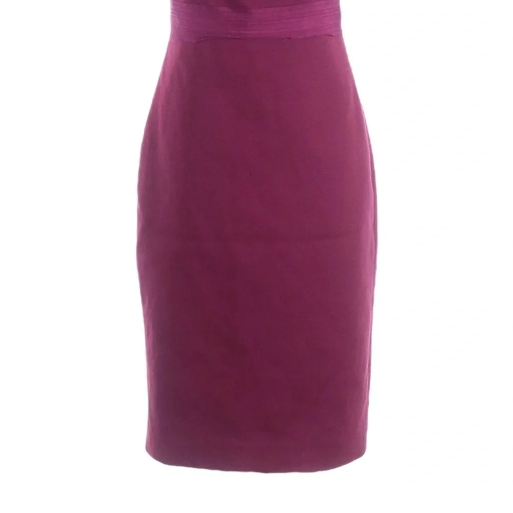 Robert Rodriguez Raspberry Pink Bandage Pleated Bodycon Sheath Dress 2 Cocktail